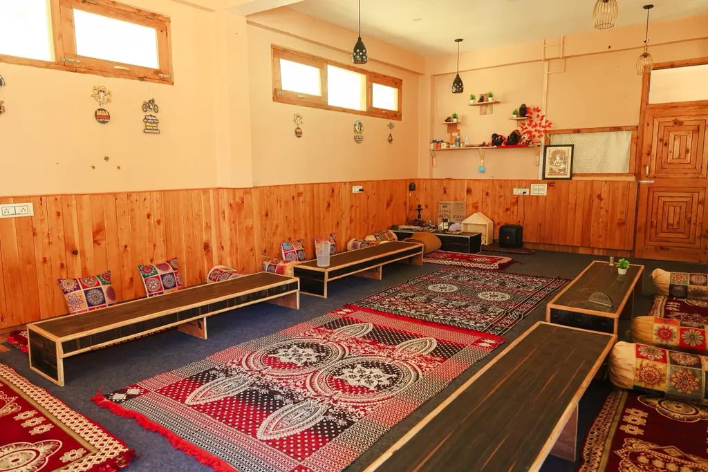 Traditional Floor Seating Himalayan Restaurant Interiors