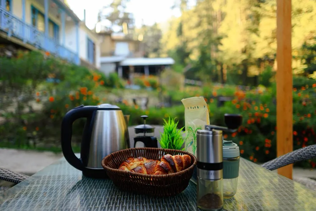 Croissants And Coffee Himalayan Homestay Garden