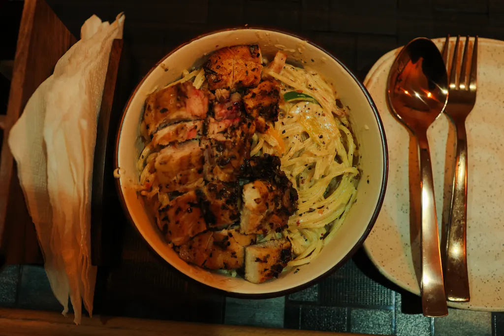 Grilled Chicken Pasta Dish