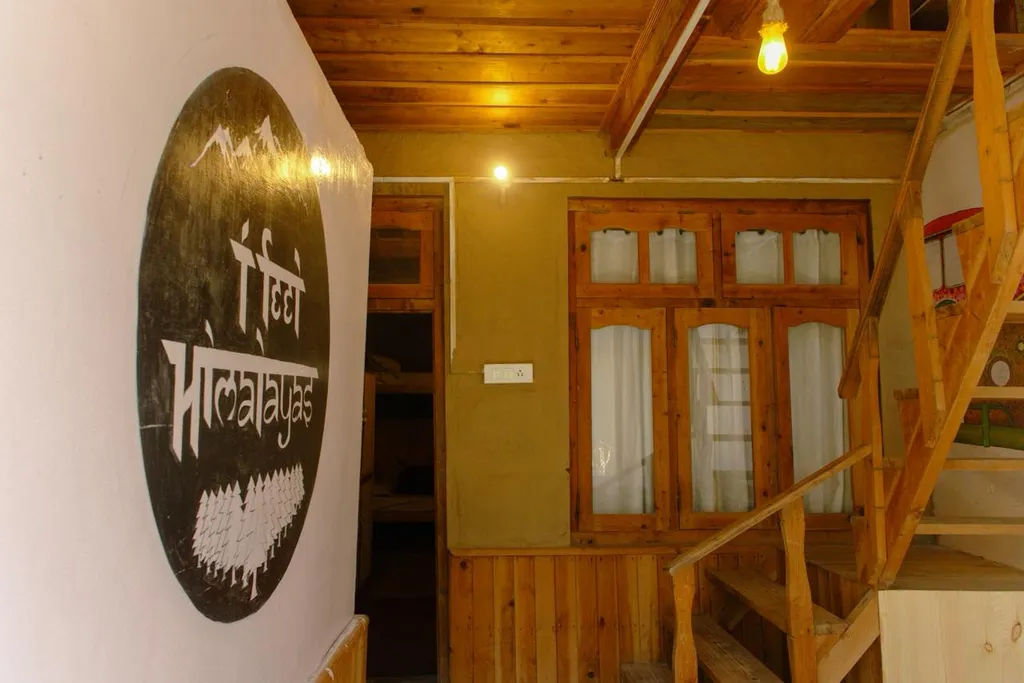 Rustic Himalayan Homestay Wooden Interiors