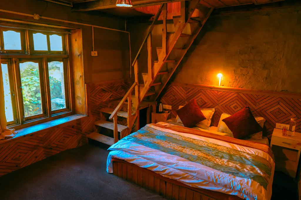 Rustic Homestay Bedroom Loft